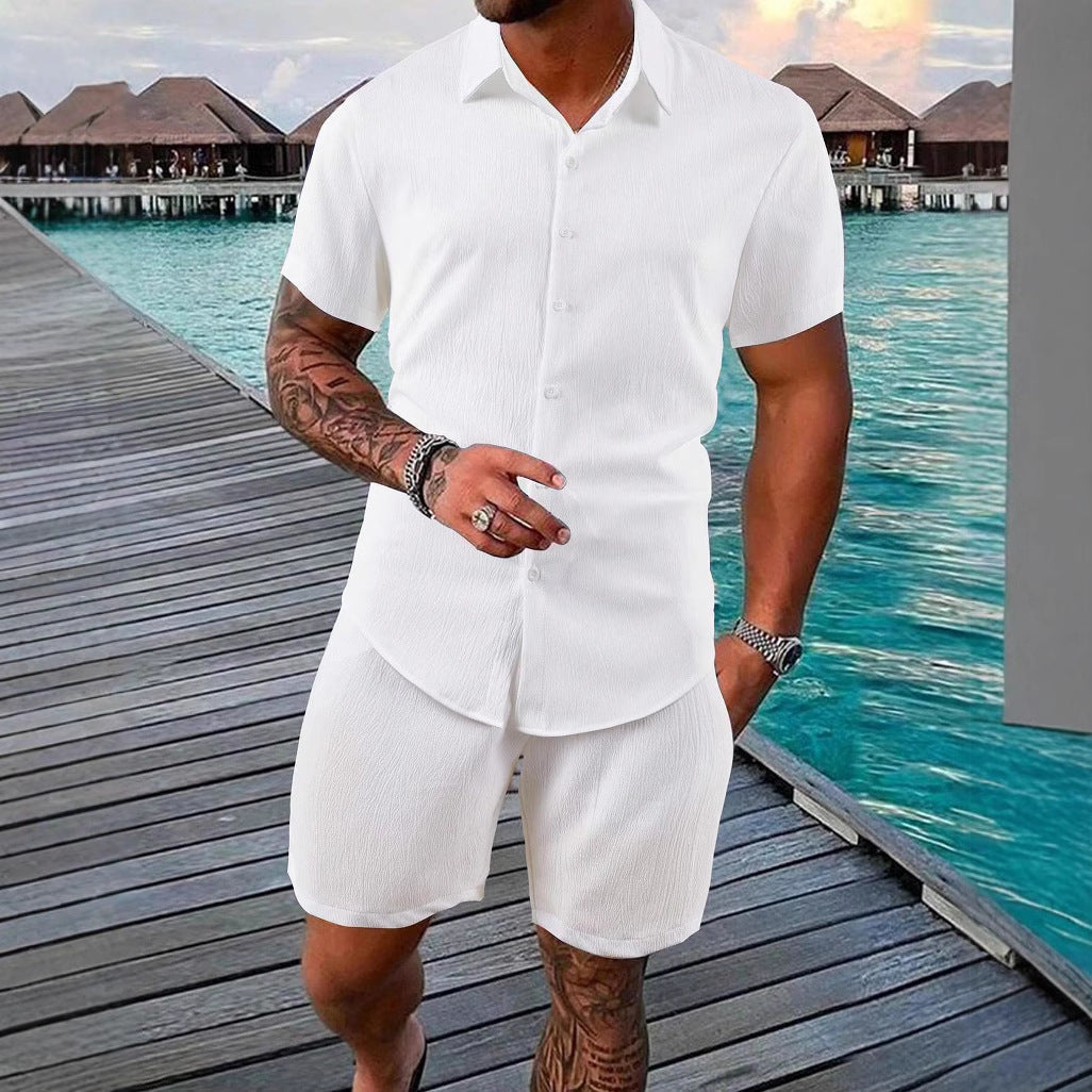 Herren Shorts Set Bequem Elastisch Mit Knöpfen - BerlinGlamour