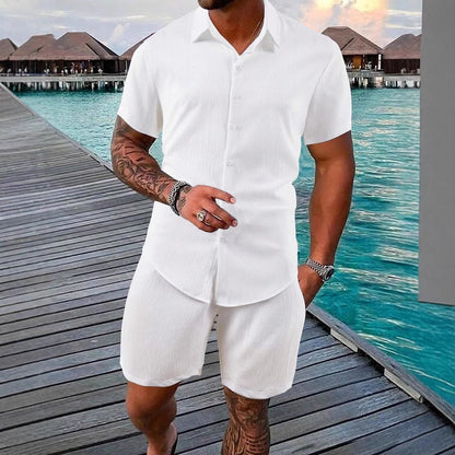 Herren Shorts Set Bequem Elastisch Mit Knöpfen - BerlinGlamour