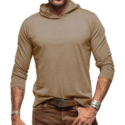Herren Hoodie Langarm Lässig Bequem Grau