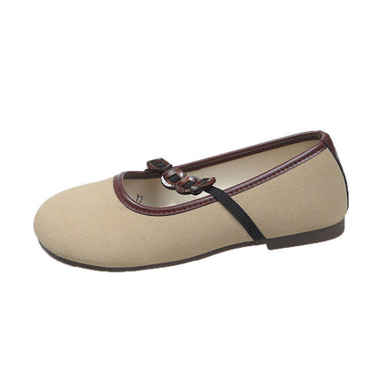 Damen Ballerina Schuhe Elegant Schmuck Detail