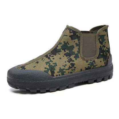 Damen Gummistiefel Robust Rutschfest Camouflage