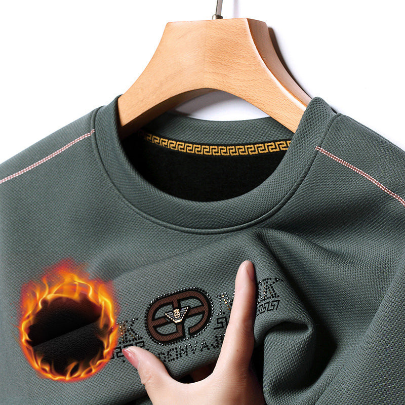 Herren Sweatshirt Wärmeisolierung Winterwarm Mit Kapuze
