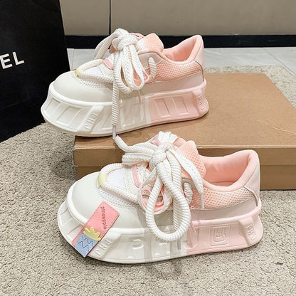 Damen Sneaker atmungsaktiv Farbenfroh Komfortschuh