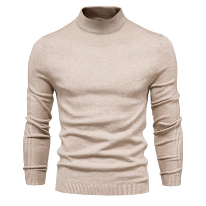 Herren Rollkragenpullover Weich Komfortabel Strick