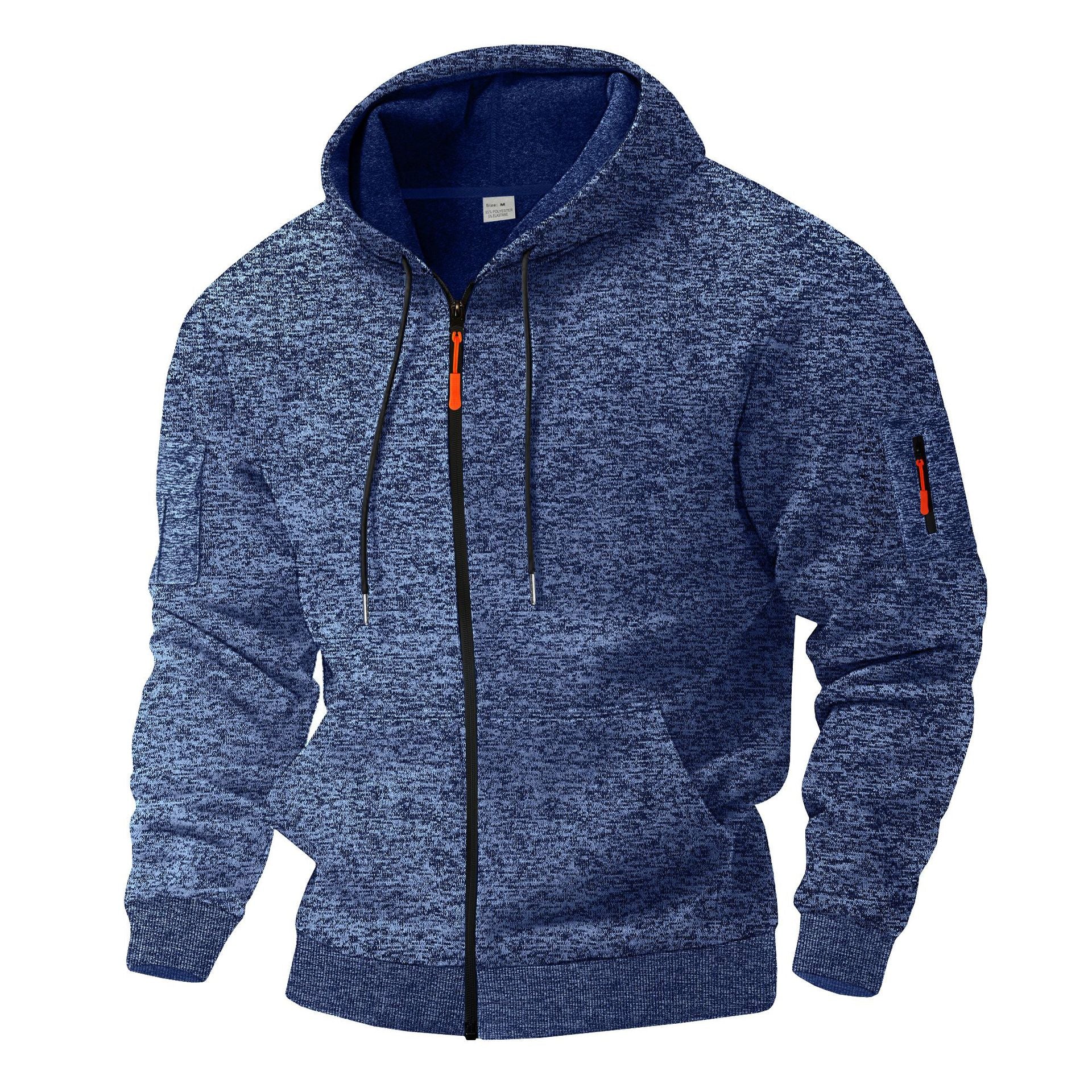 Herren Sport-Hoodie mit Taschen Funktionell Modern - BerlinGlamour
