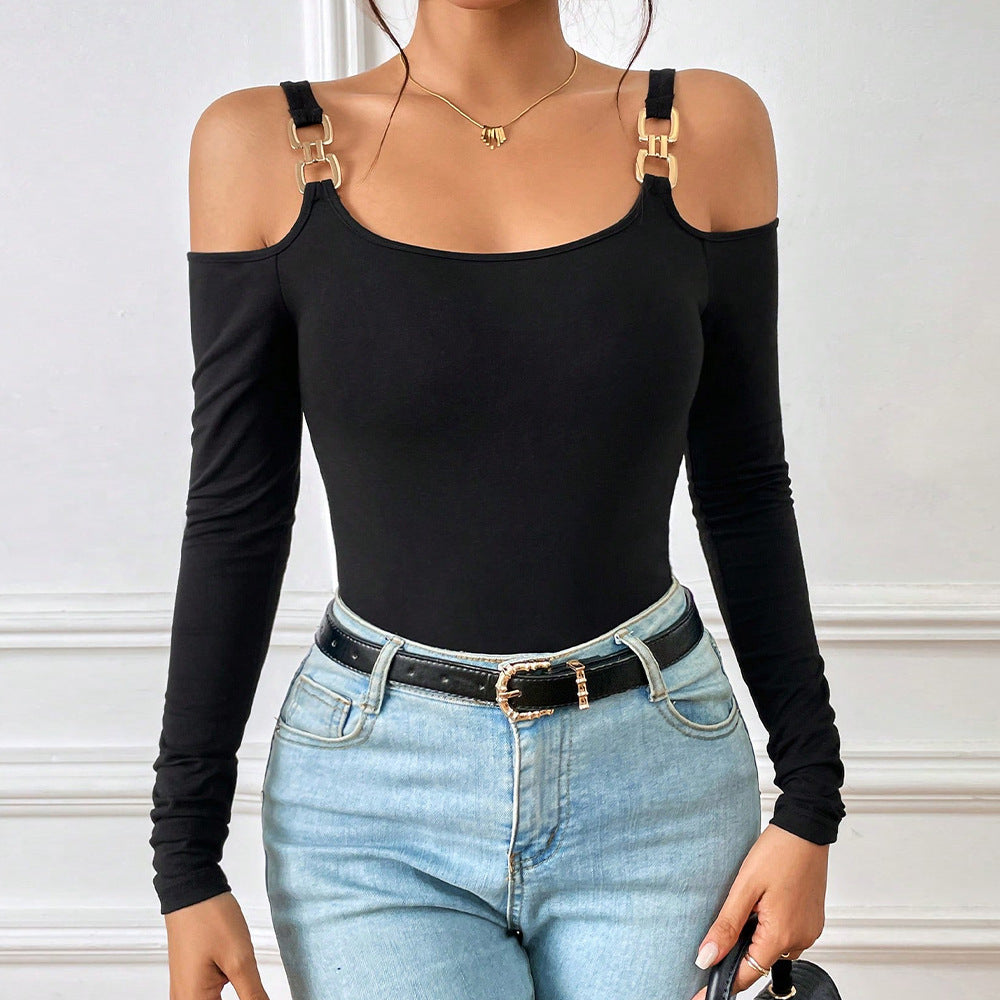 Damen Body Off-Shoulder Trägerlos Berlin Chic - BerlinGlamour