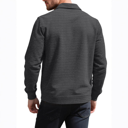 Herren Karo-Jacke Lässig Mit 2-Taschen Modern