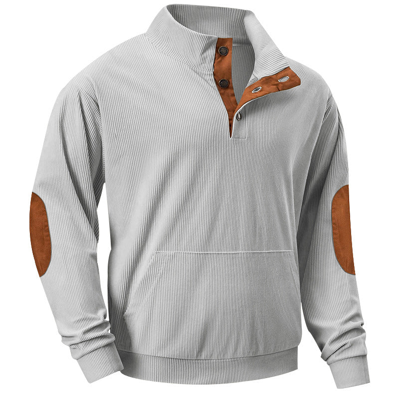 Herren Pullover Stehkragen Bequem Modern