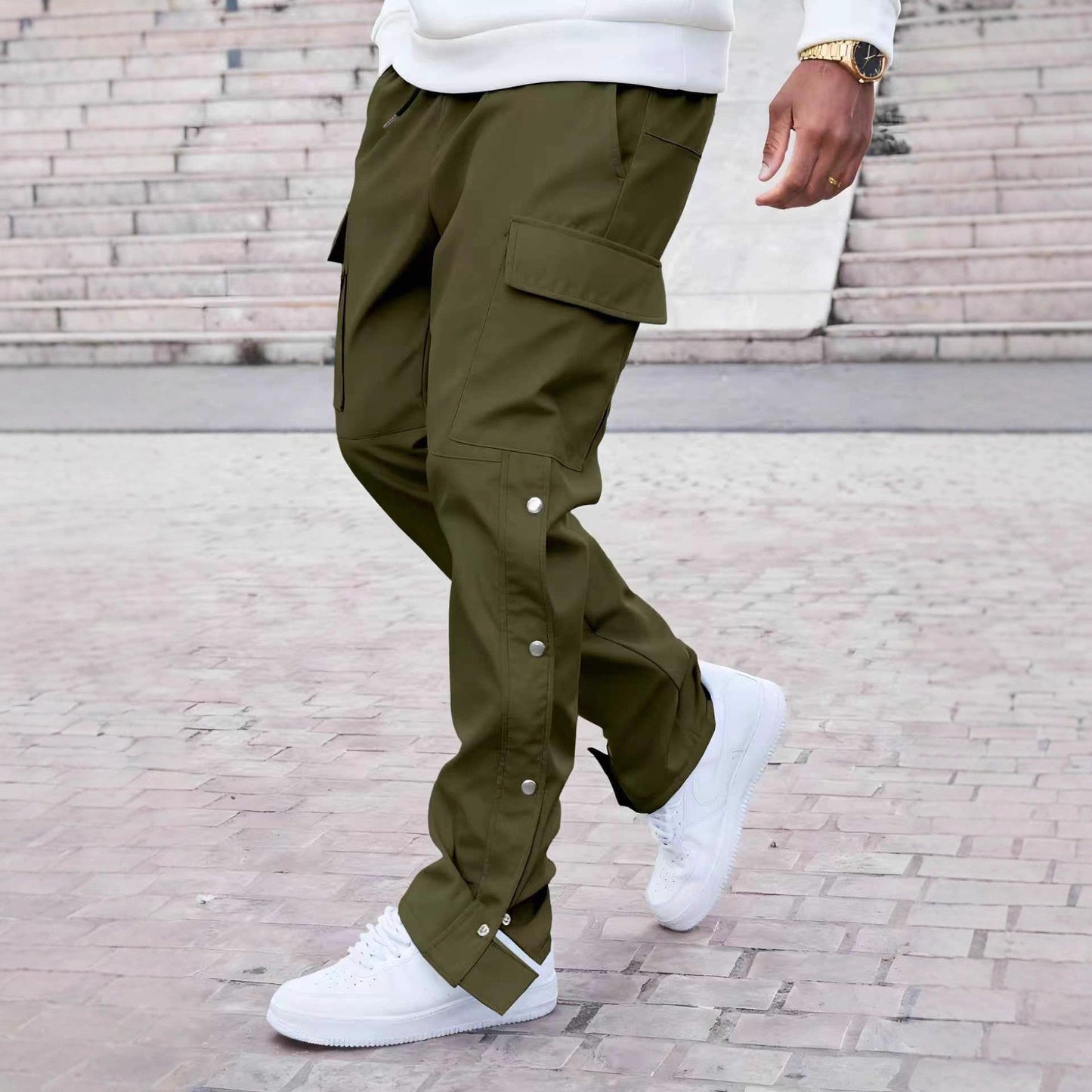 Herren Cargo-Hose Bequem Funktional Modern