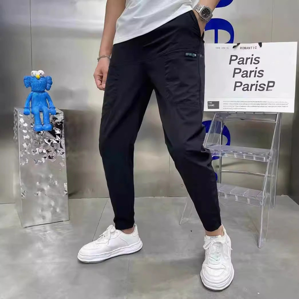 Herrenhose Freizeit Bequem Elastisch Mit Taschen - BerlinGlamour