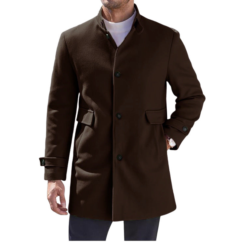 Herren Übergangsmantel Wollmix Modern Schwarzwälder Stil