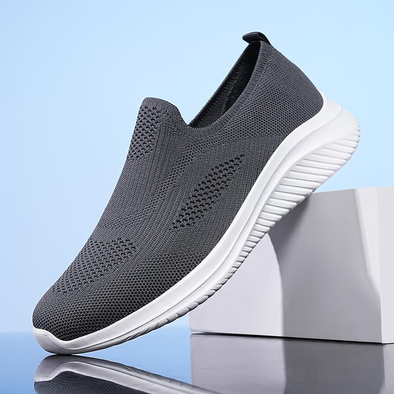 Damen Sneaker Sportliche Slip-On Schuhe Atmungsaktiv