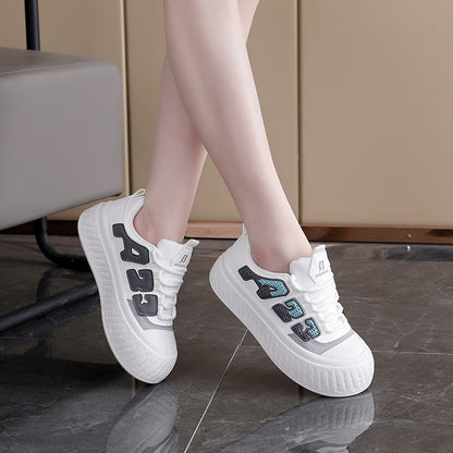 Damen Plateau Sneaker Bequem Modern mit Dämpfung