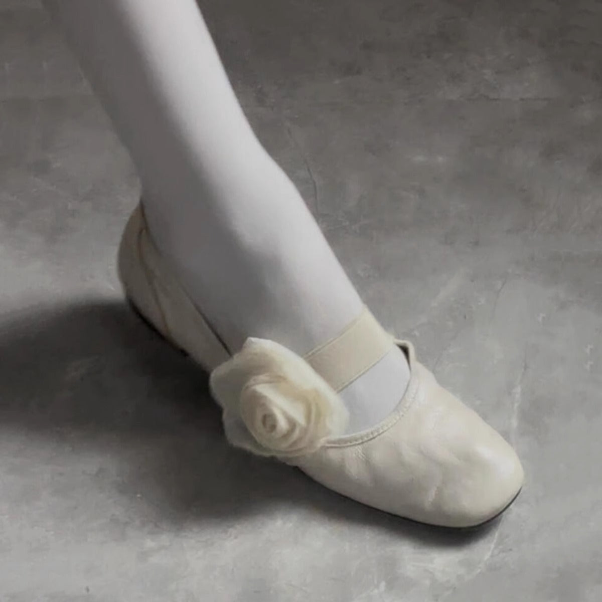 Damen Ballerinas Elegant Blumen Muster Komfort