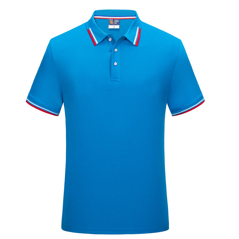 Herren Poloshirt Atmungsaktiv Modern Kontrast Details