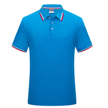 Herren Poloshirt Atmungsaktiv Modern Kontrast Details