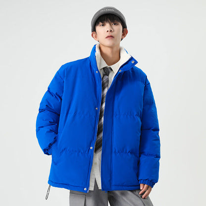 Herren Daunenjacke Warm Kapuze Wasserabweisend Modern