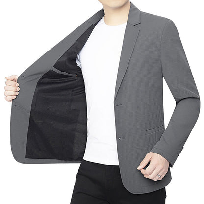 Herren Blazer Jacke Modern Slim Fit Technostoff