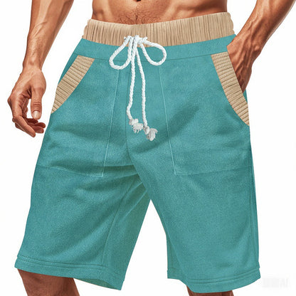 Herren Shorts Elastisch Bequem Mit Taschen