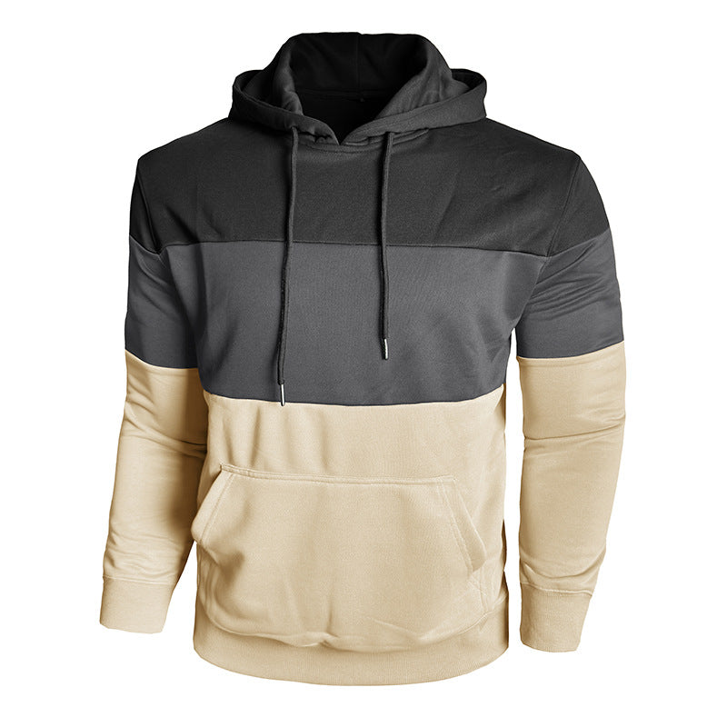 Herren Kapuzenpullover Trendig Farbblock Design Modern