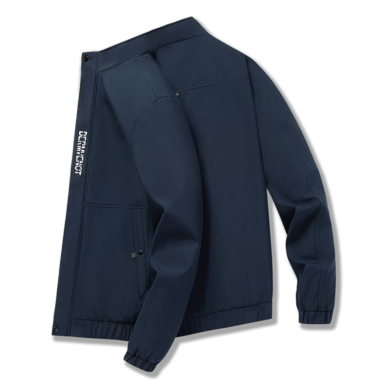 Herren Übergangsjacke Modern mit Verstellbaren Ärmeln und Taschen