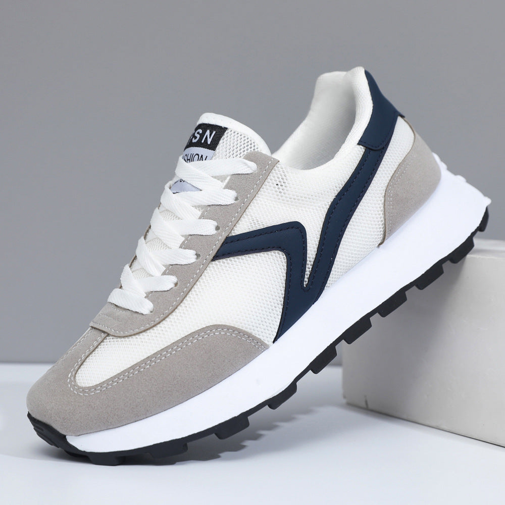 Damen Sneaker Sportlich Atmungsaktiv Netzmaterial
