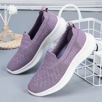 Damen Laufschuhe Komfort Atmungsaktiv Slip-On Sneaker