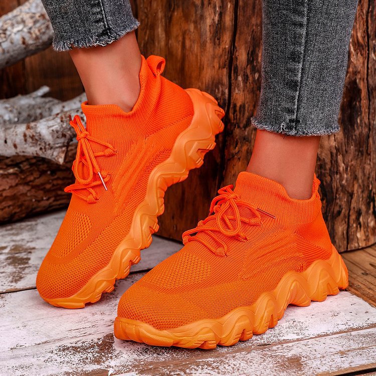 Damen Laufschuhe Sportsneaker Elastisch Rutschfest