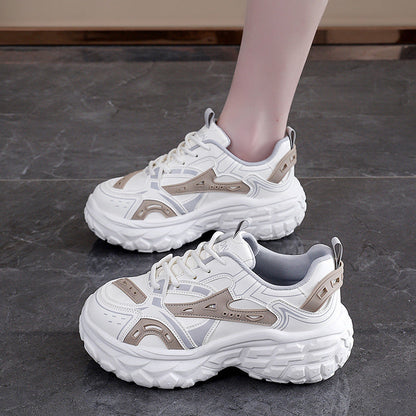 Damen Sneaker Sportlich Chunky Atmungsaktiv Modern