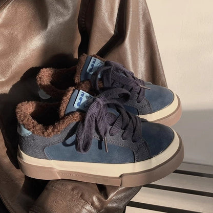Damen Sneaker Bequem Kuschelig Robust - BerlinGlamour