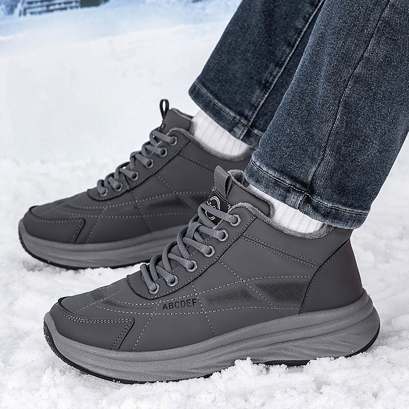 Damen Winterstiefel Warm Isoliert Schnüren