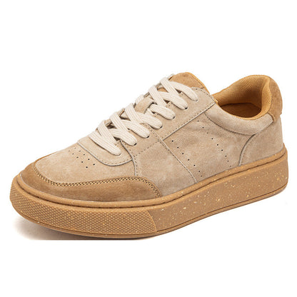 Damen Sneaker Sportlich Veloursleder Komfort Schuhe