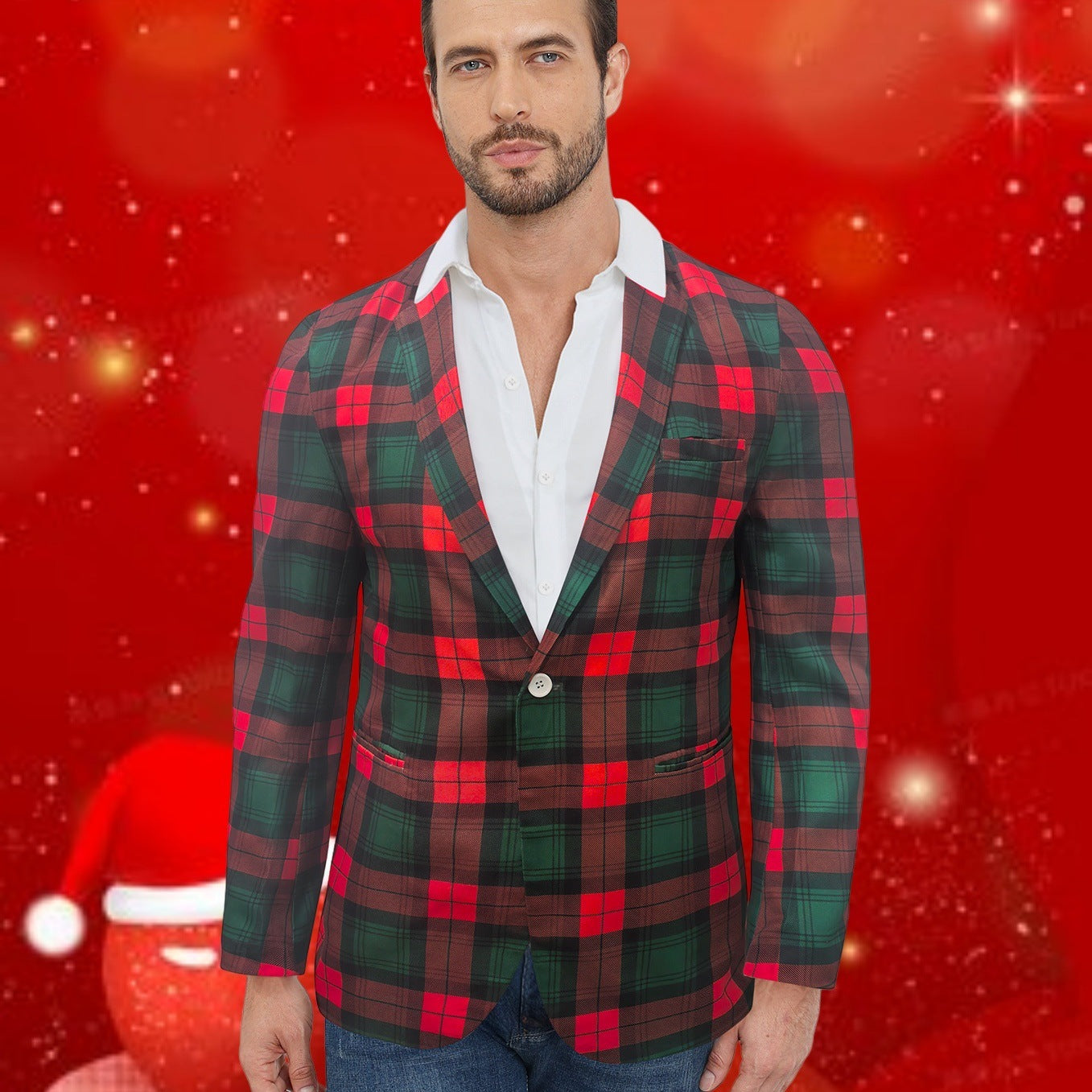 Herren Karoblazer Elegant Berlin Style