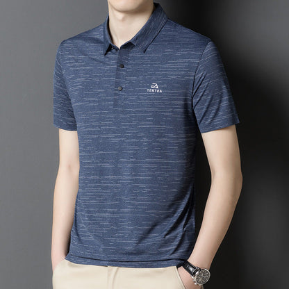 Herren Polohemd Strukturiert Modern Slim Fit