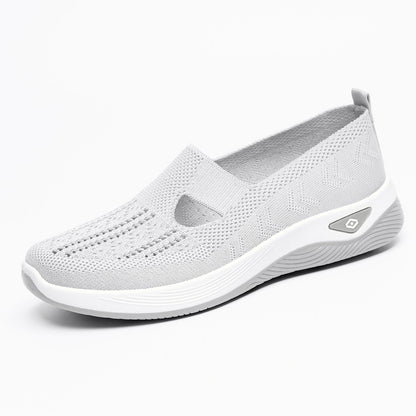 Damen Sneaker Bequem Luftdurchlässig Strickdesign