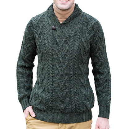 Herren Pullover Klassisch Strukturiert Modern