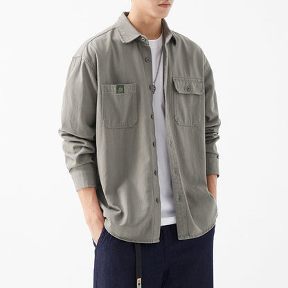 Herren Hemd Utility Style Baumwolle Robust Modern - BerlinGlamour