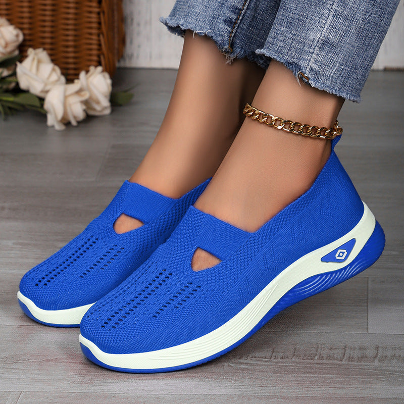 Damen Slipper Atmungsaktiv Elastisch Komfortabel