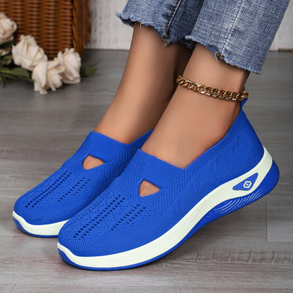 Damen Slipper Atmungsaktiv Elastisch Komfortabel
