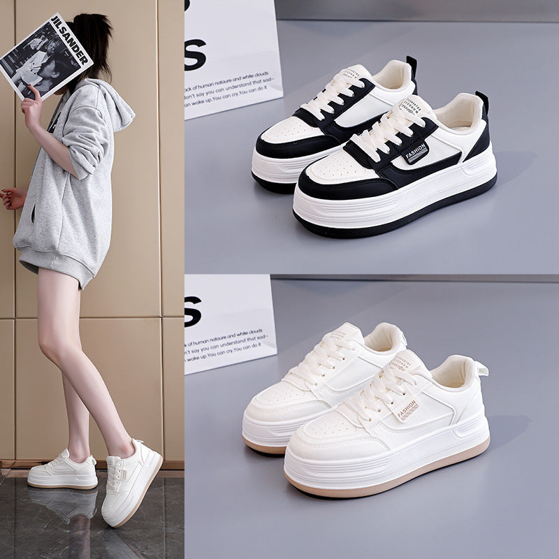 Damen Sneaker Dicksohle Atmungsaktiv Modern - BerlinGlamour