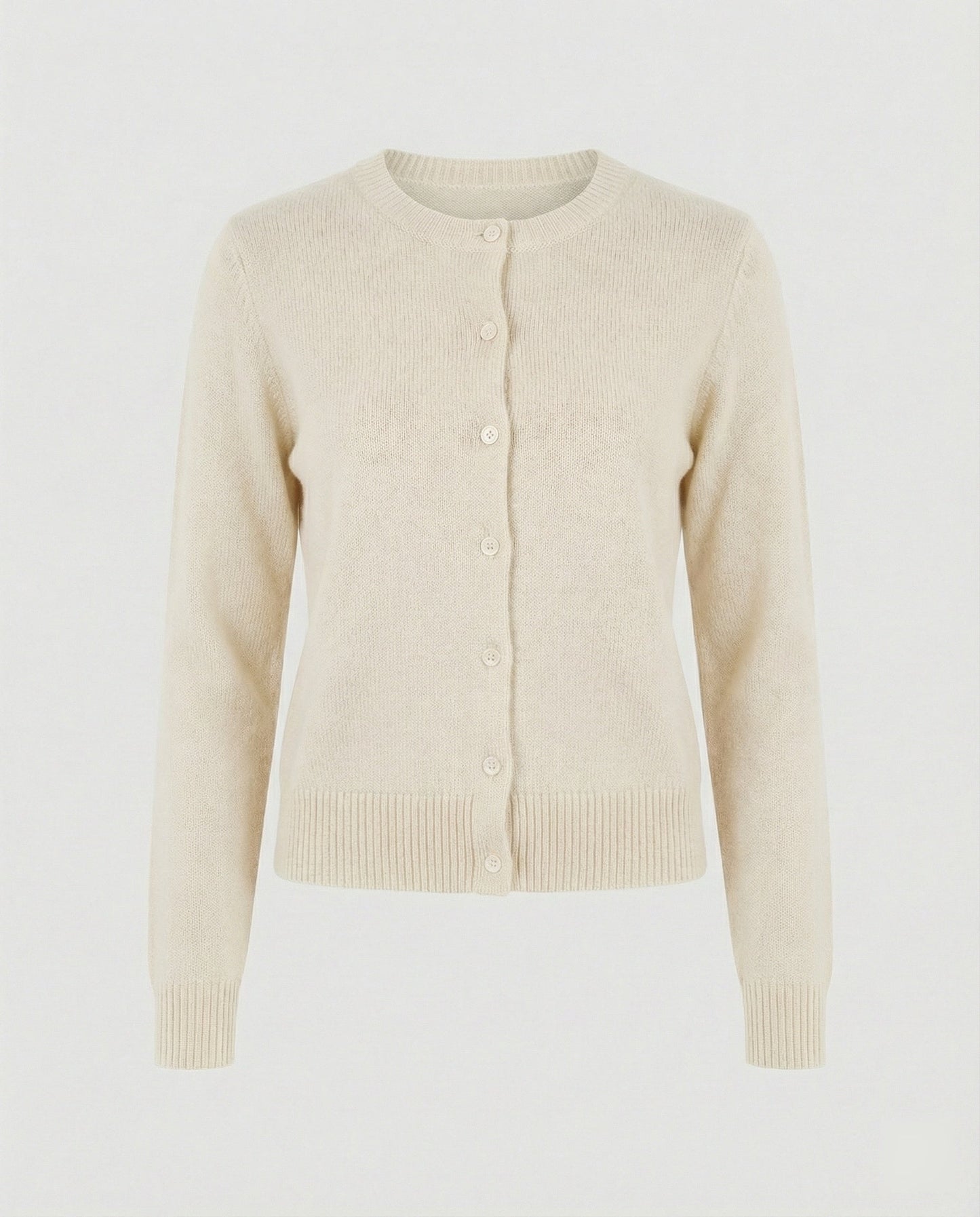 Damen Cardigan Kurz Feinstrick Rippborte Modern