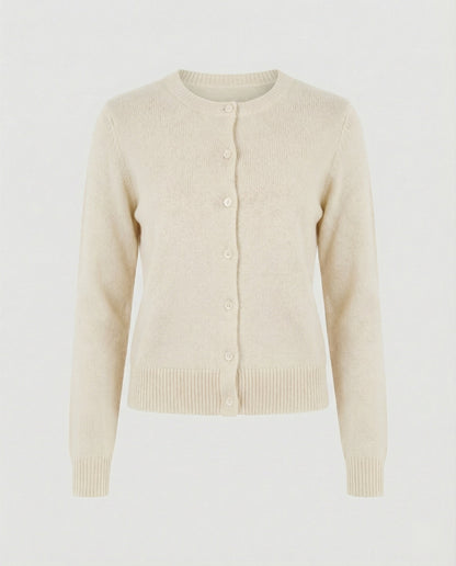 Damen Cardigan Kurz Feinstrick Rippborte Modern
