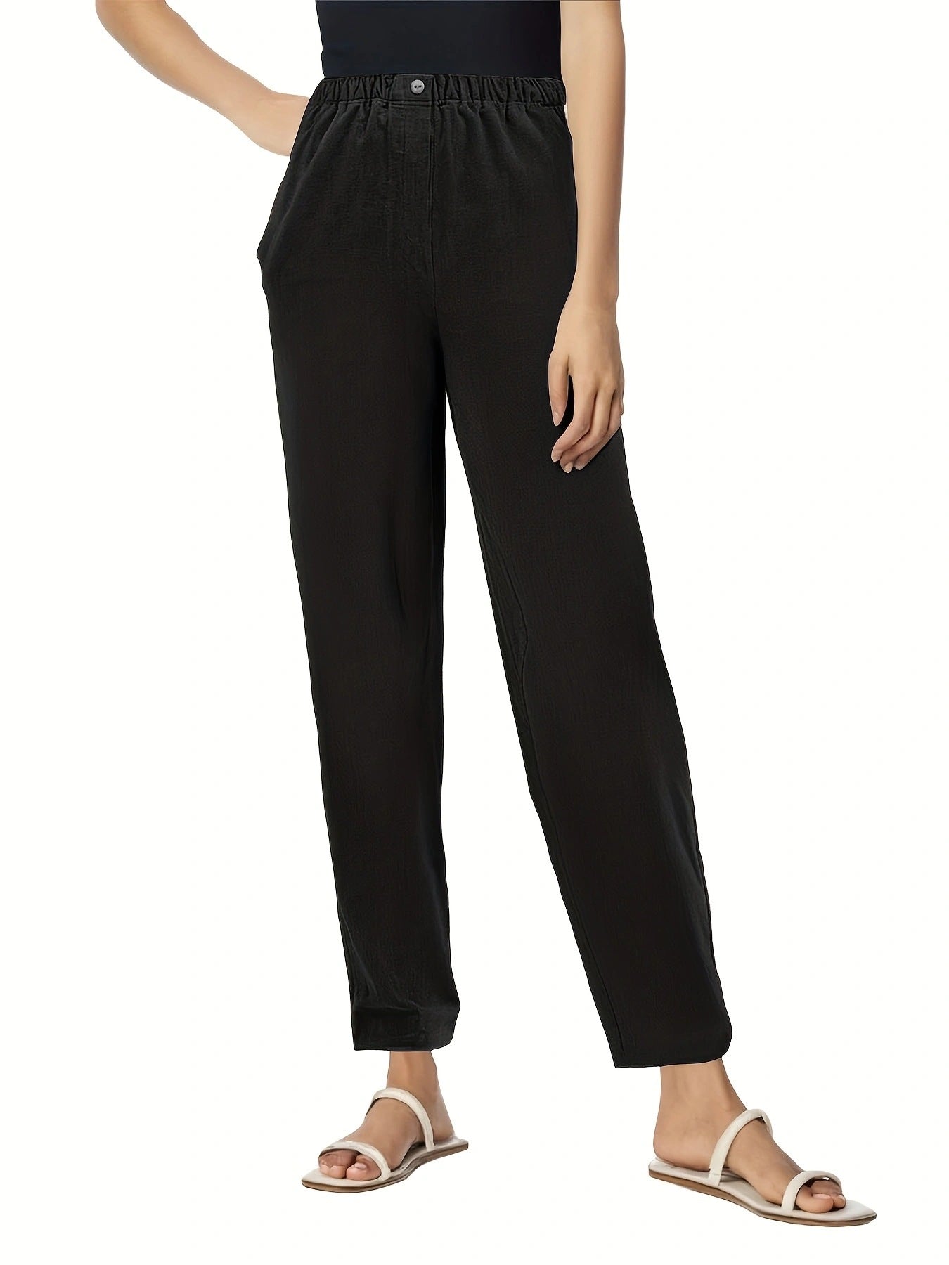 Leichte Damen Sommerhose Bequem Elegant