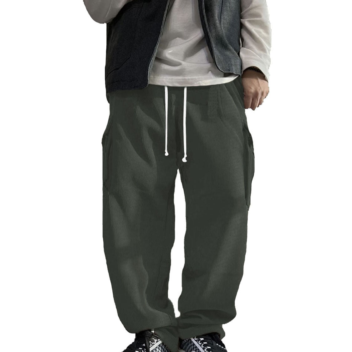 Herren Cargo-Hose Elastisch Vielseitig Mit Taschen