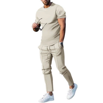 Herren Freizeithose Bequem Elastischer Bund