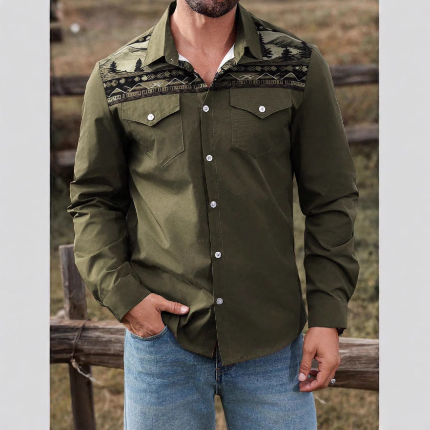 Männer Hemd mit Naturmotiv Berlin Style