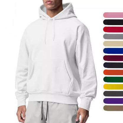 Herren Kapuzenpullover Klassisch Atmungsaktiv mit Kängurutasche
