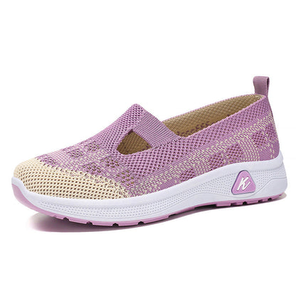 Damen Freizeitschuhe Bequem Elastisch Atmungsaktiv