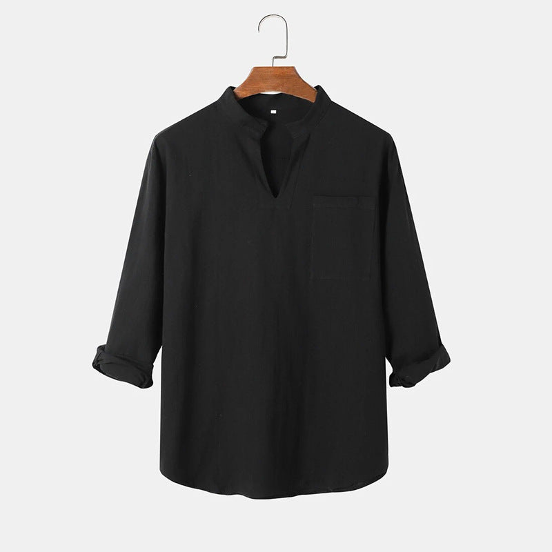 Herren Langarmhemd Elegant Lässig Modern