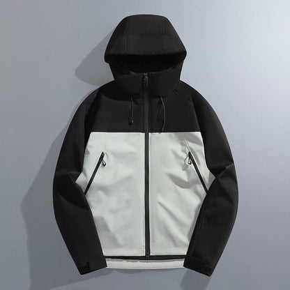 Wetterfeste Herren Outdoorjacke mit verstellbarer Kapuze